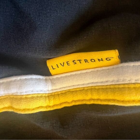 Vintage Livestrong Nike Black and Yellow Women's Athletic Shorts. Size small. - Picture 6 of 6